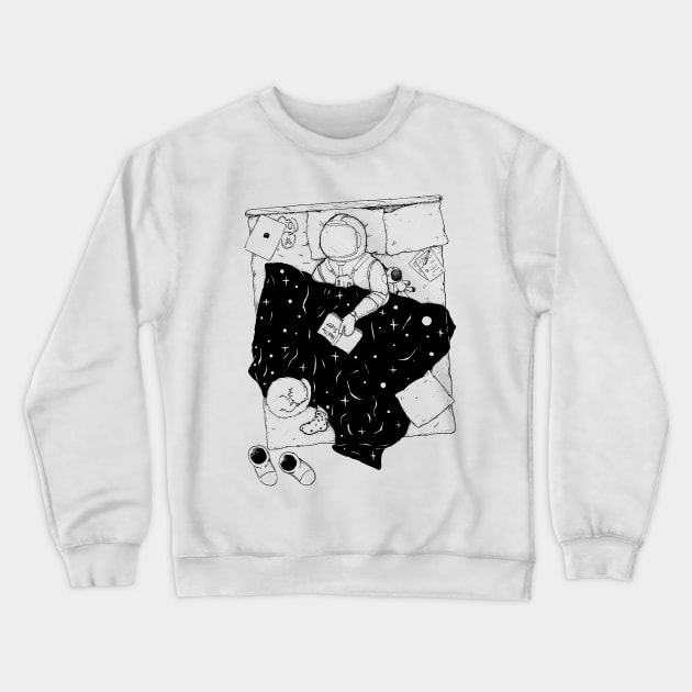 astronaut Crewneck Sweatshirt by rudoi